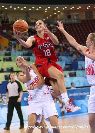 Женская сборная России по баскетболу не вышла в финал олимпийского турнира в Пекине