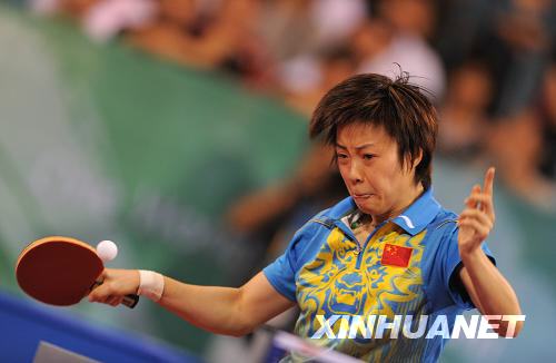 Китаянка Чжан Инин вышла в финал по настольному теннису среди женщин
