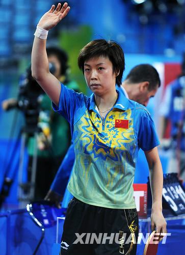 Китаянка Чжан Инин вышла в финал по настольному теннису среди женщин