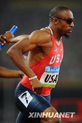 Бегуны из США завоевали золотую медаль Олимпиады в Пекине в эстафете 4х400 м среди мужчин.1