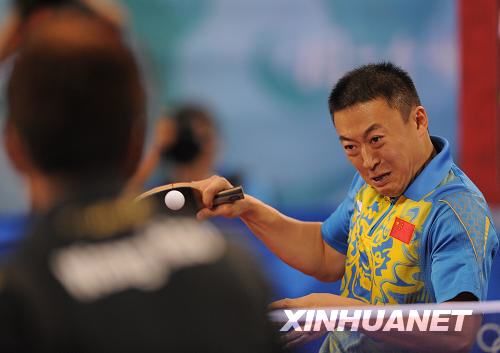 Спортсмен Китая Ма Линь -- чемпион по настольному теннису в мужском одиночном разряде2