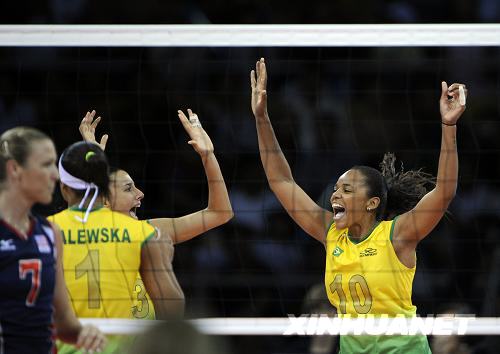 Женская сборная Бразилии по волейболу стала чемпионом Пекинской Олимпиады