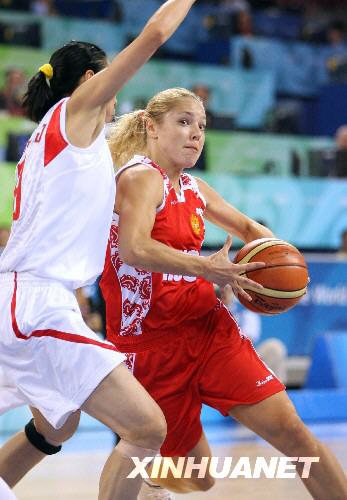 Китайская женская сборная по баскетболу со счетом 81:94 проиграла сборной России