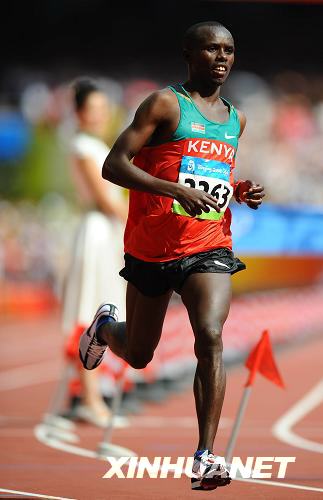 Спортсмен из Кении С. Камау -- чемпион Пекинской Олимпиады в марафоне среди мужчин