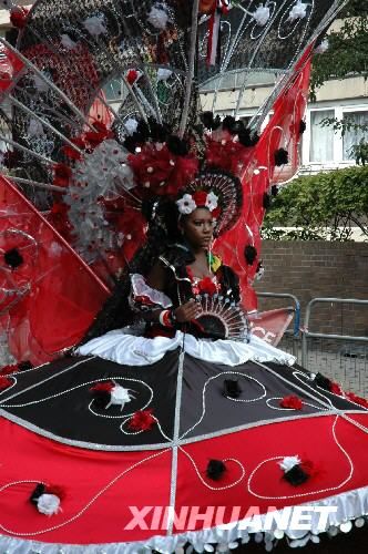 Состоялся карнавал в лондонском районе Ноттинг Хилл