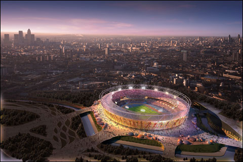 Схема спортивных стадионов Олимпийских игр Лондона 2012 года