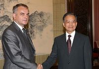 Встреча Вэнь Цзябао с вице-премьером Польши