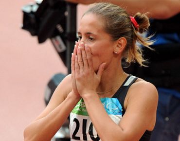 Украинская спортсменка О. Ботурчук стала чемпионкой в беге на 100 м /Т12/