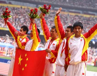 Спортсмены Китая стали чемпионами Пекинской Паралимпиады в эстафетном беге 4х100 м