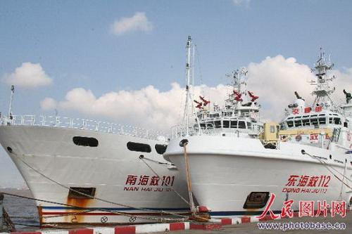 В Шанхайском порту сосредоточились спасательные суда в рамках осуществления запуска «Шэньчжоу-7»