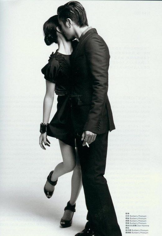 Чжоу Сюнь и Чэнь Кунь на обложке модного журнала