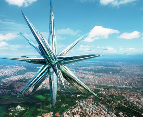«Суперзвезда» - город будущего в представлении китайского дизайнера