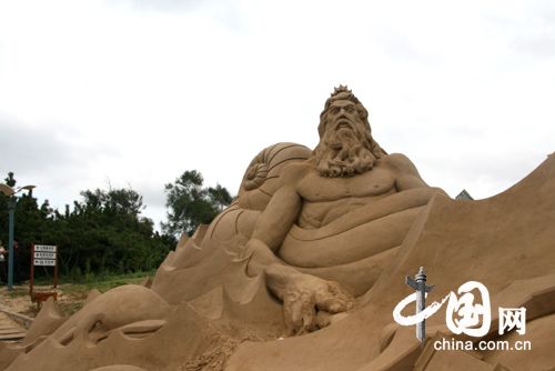 Великолепные песочные скульптуры в г. Чжоушань провинции Чжэцзян 