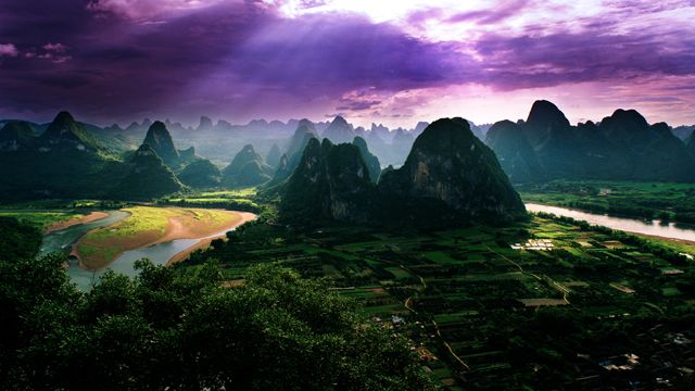 Горные пейзажи Китая