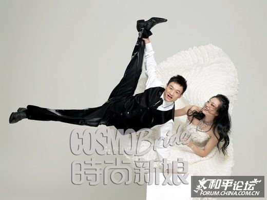 Свадебные фотографии китайского гимнаста Ян Вэя3