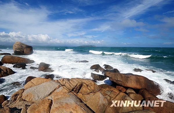 Залив Хайтанвань - самое красивое место на территории г. Санья 