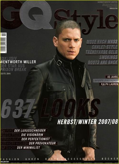 Фотографии Вентворфа Миллера (Wentworth Miller) на обложках журналов 11