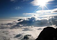 Великолепное море облаков в горах Лушань