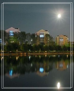 Ночные пейзажи города Хайян