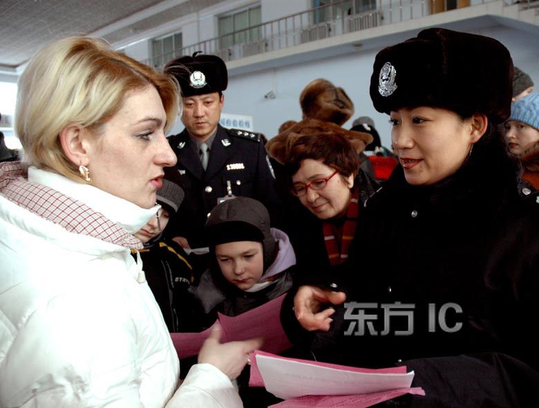 10 января 2005 года один полицейский г. Хэйхэ рассказывает об обращении в полицию российскому туристу.