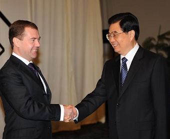Встреча председателя КНР и президента РФ