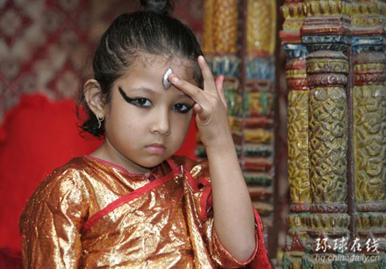 Девочка-богиня Непала