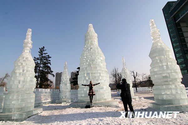 Ледяные скульптуры в провинции Цзилинь 