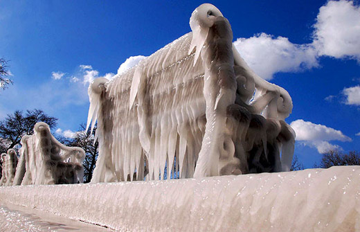 Лучшие фотографии климатических природных явлений 2008 года