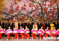 Председатель КНР Ху Цзиньтао присутствовал на новогоднем концерте пекинской оперы