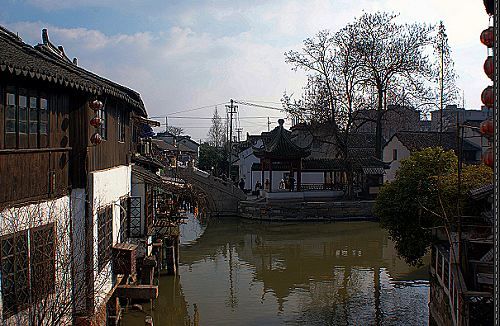 Древний поселок Чжуцзяцзяо в Шанхае 