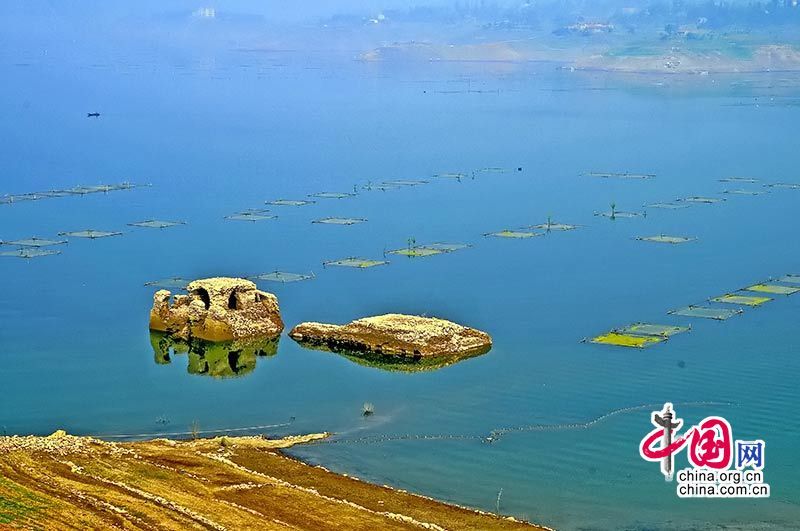 Живописное водохранилище Паньцзякоу в провинции Хэбэй 