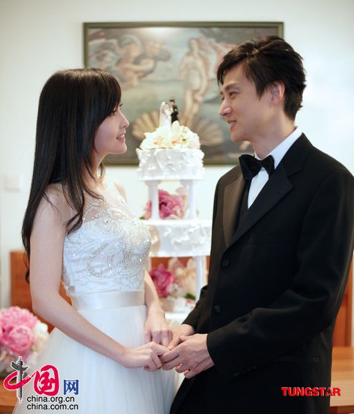  Трогательные свадебные фотографии Чжоу Хуэйминь