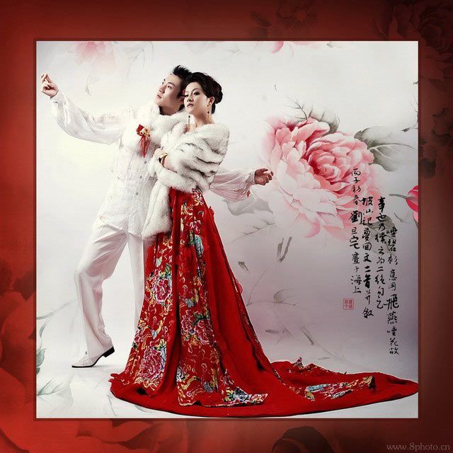 Красивые свадебные снимки китайского стиля
