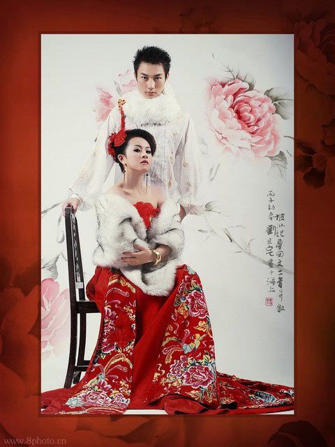 Красивые свадебные снимки китайского стиля