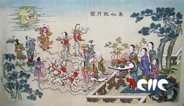 Традиционные китайские новогодние лубочные картины 