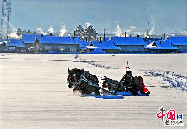 Сказочное село Бэйцзицунь на севере Китая