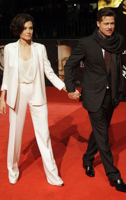 Брэд Питт и Анджелина Джоли присутствовали на премьере фильма «Загадочная история Бенджамина Баттона» в Германии 3