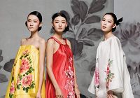 Демонстрация роскошной китайской одежды бренда «NE•TIGER» из коллекции 2009 года