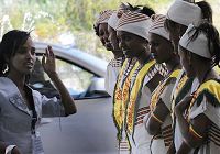 Эфиопские красавицы на саммите Африканского союза