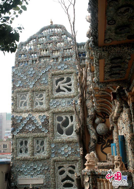 Уникальный фарфоровый дом в городе Тяньцзинь 