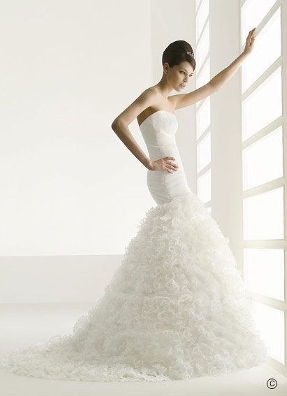 Новые модели свадебных платьев от дизайнеров модного дома «Роза Клара» (Rosa Clara) 5