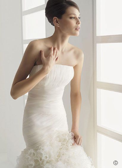 Новые модели свадебных платьев от дизайнеров модного дома «Роза Клара» (Rosa Clara) 6