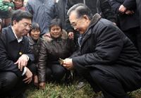 Премьер Госсовета КНР Вэнь Цзябао о важности обеспечения роста сбора зерновых в пострадавших от засухи районах