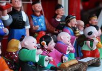 Оживленная ярмарка в дни праздника Весны в Пекине