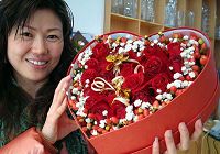 Популярность роз в преддверии Дня Святого Валентина