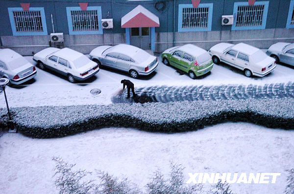 Сюрприз! Первый весенний снег в Пекине! 1