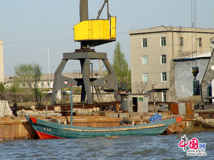 Корейская республика, сфотографированная из китайского города Даньдун