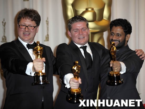 Триумфатором церемонии вручения премии 'Оскар' в этом году стала лента 'Миллионер из трущоб'5