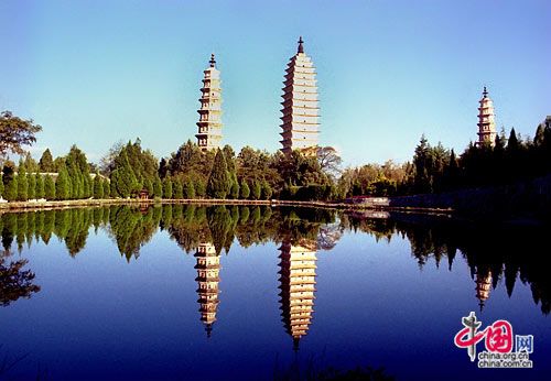 Великолепный туристический уголок Далисаньта в г. Дали провинции Юньнань 