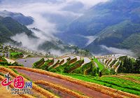 Красивые весенние пейзажи в уезде Сунцзян